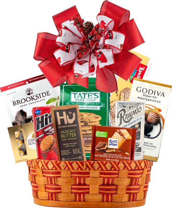 A GIFT FOR YOU Chocolate Covered Pretzels Gift Basket 4 Flavors GLUTEN FREE  Pretzels Snack Gift, Gourmet Holiday Gift