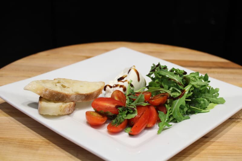 Burrata Salad close up