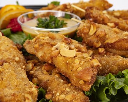 Cashew Chicken Skewers
