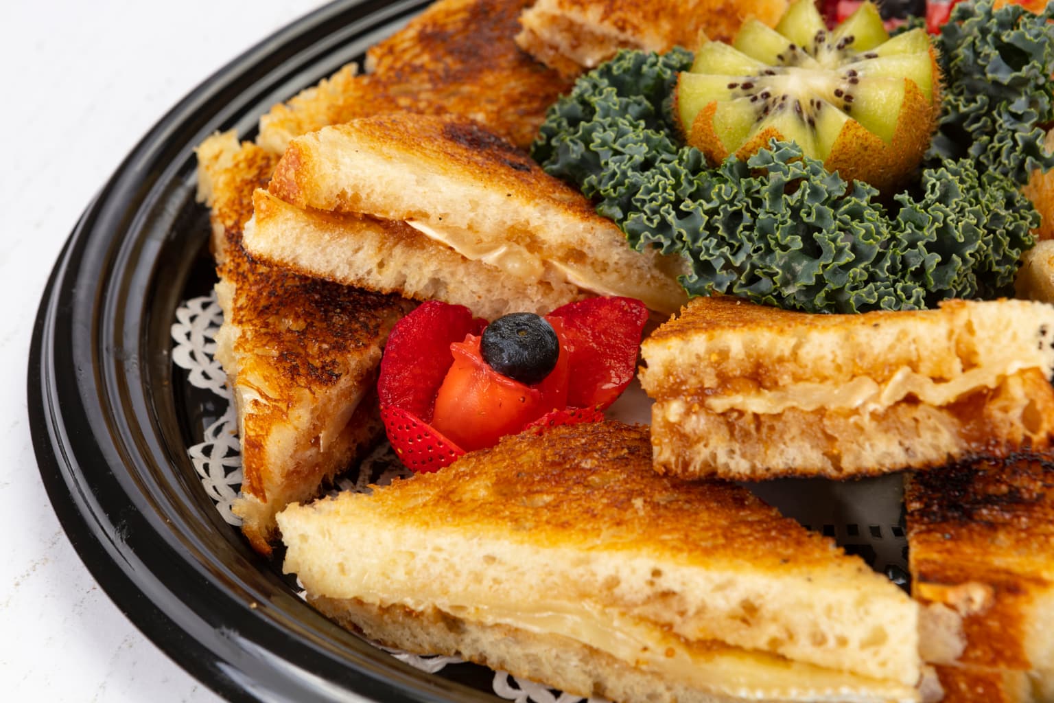 Simple yet sophisticated: Double-cream Brie cheese, fig spread, and sourdough bread make an irresistible grilled sandwich.