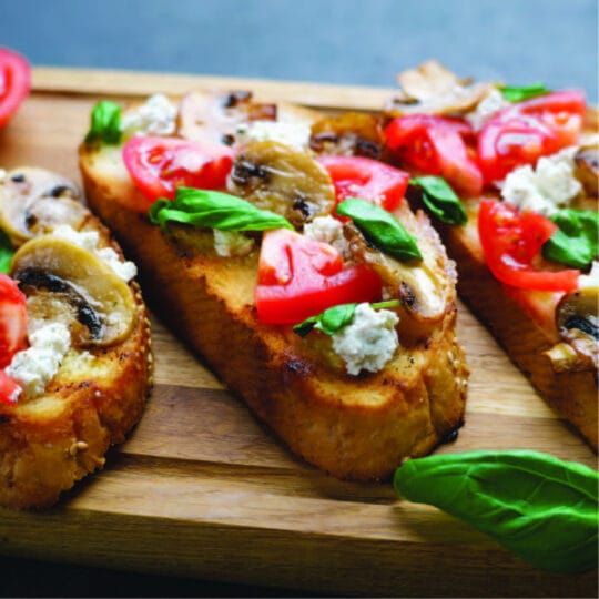 Mushroom Crostini