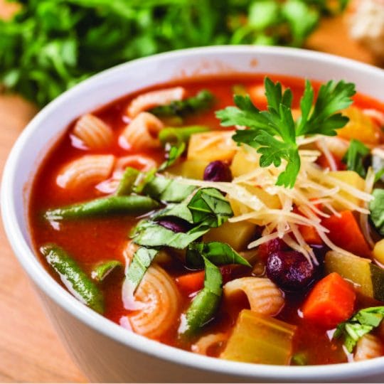 Happy Holidays Green Minestrone