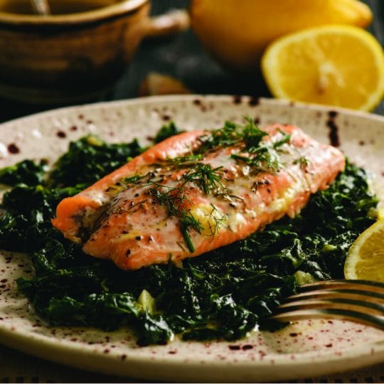 Garlic Lemon Spinach
