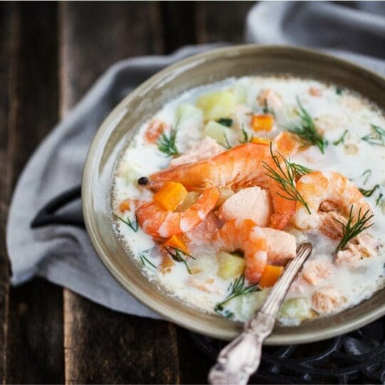 Creamy Dill Shrimp
