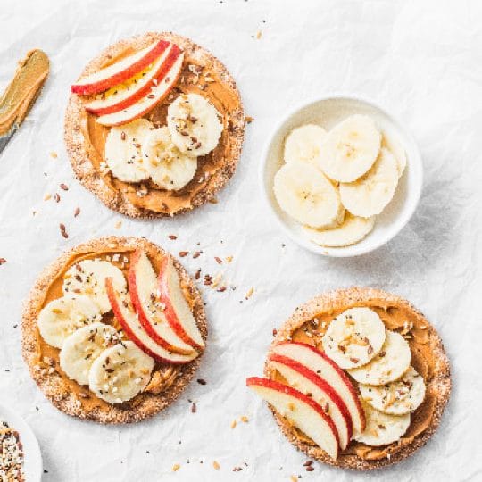 Peanut Butter and Fruit Sandwich