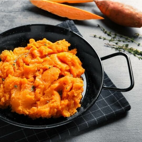 Maple Mashed Sweet Potatoes