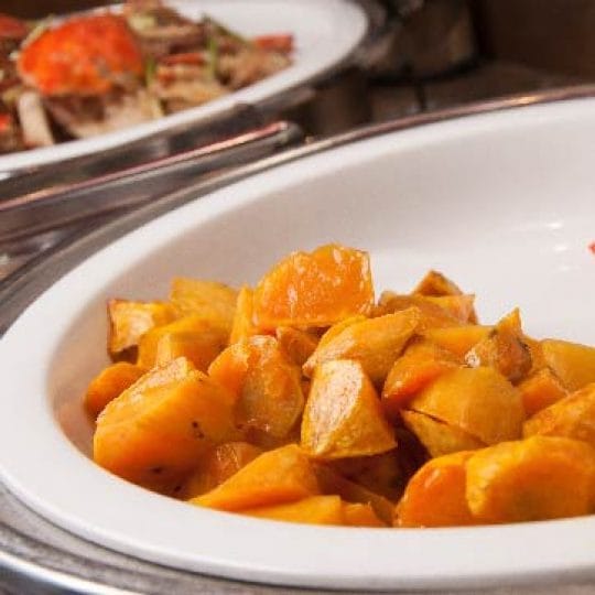 Roasted Honey Sweet Potatoes