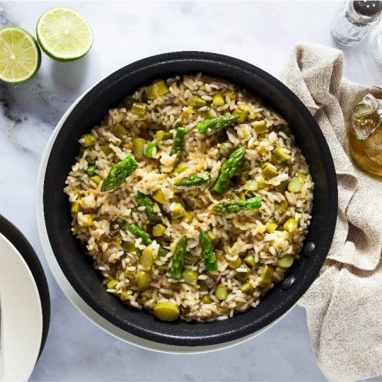 Barley Risotto with Asparagus
