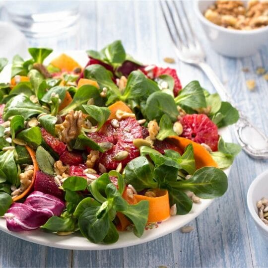 Blood Orange and Mâche Salad