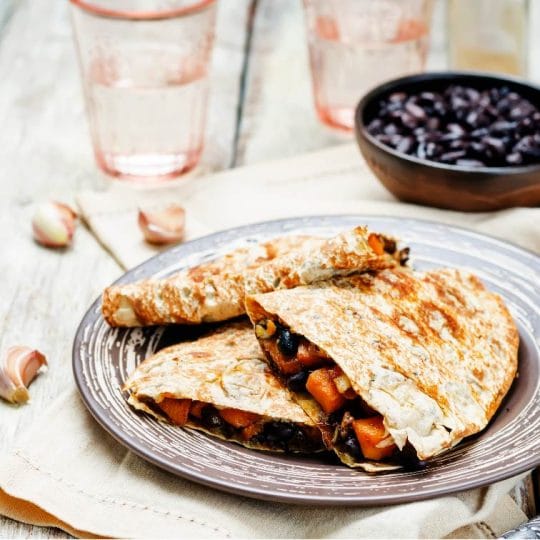 Black Bean Quesadillas