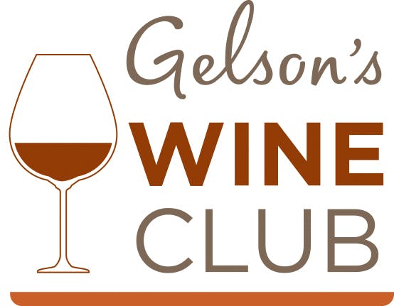 Gelson's Wine Club with a half full bottle of wine