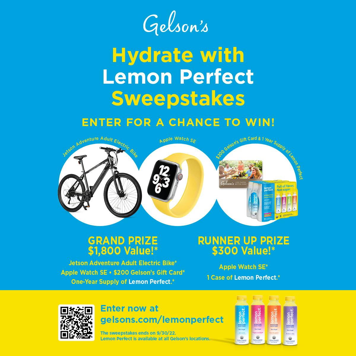 Hydrate with Lemon Perfect Sweepstakes