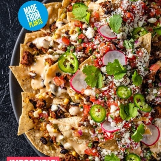 Impossible Nachos (Made with Impossible™ Burger)