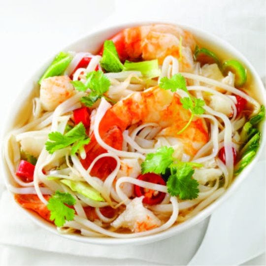 Fresh Lobster with Rice Noodles