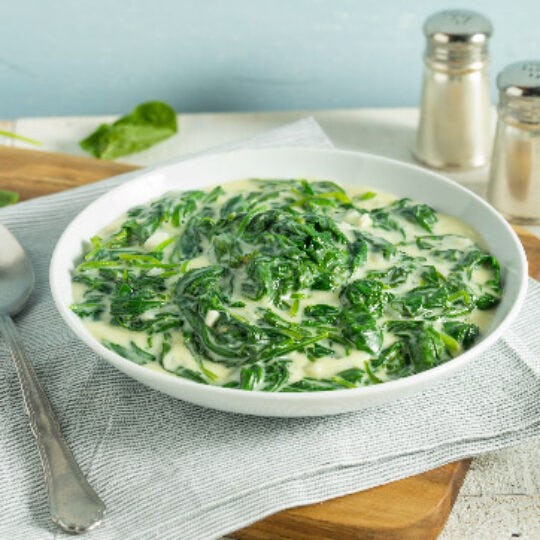 Organic Creamed Spinach
