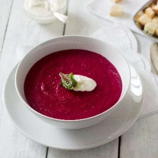 Russian Vegetable and Beet Soup
