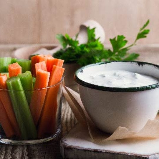 Ranch Yogurt Dip For Veggies, A Kid Friendly Recipe