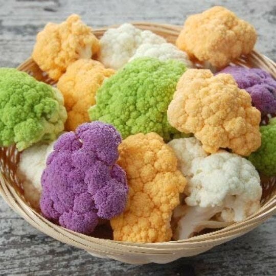 Roasted Rainbow Cauliflower