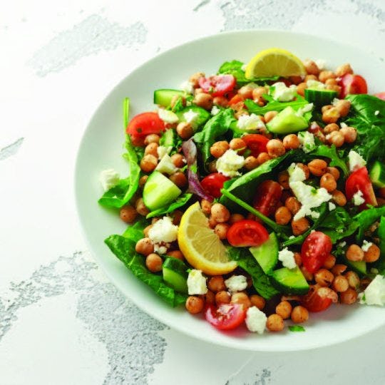 Garbanzo Bean and Tomato Salad