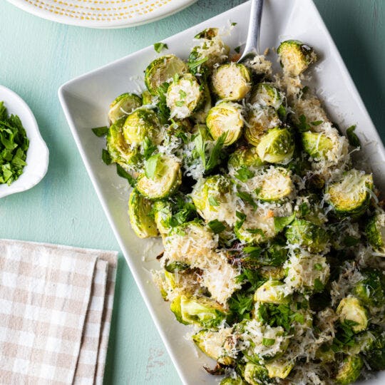 Air Fried Brussels Sprouts