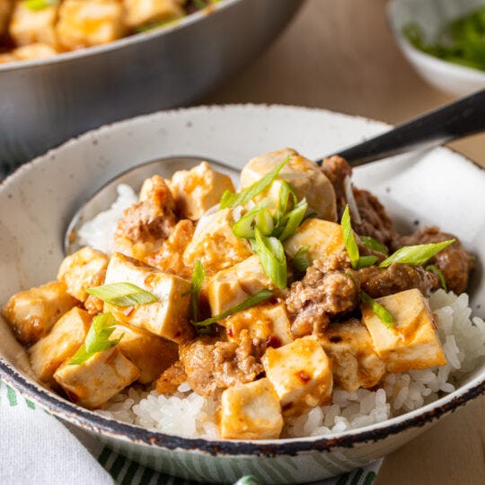Mapo-Inspired Tofu Recipe with Ground Pork