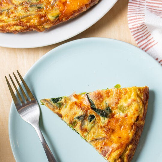 Loaded Ham and Cheese Frittata