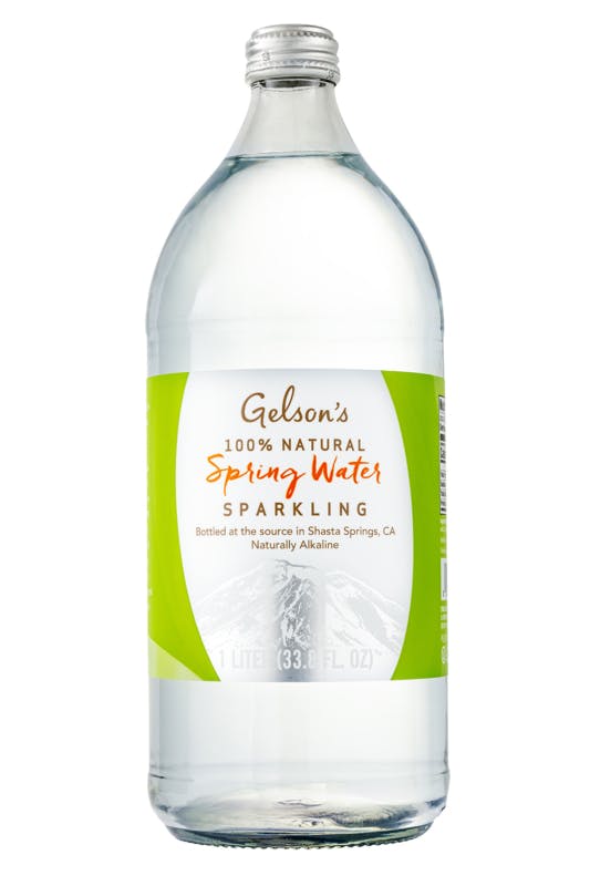 33 oz Sparkling Spring Water Glass Gelsons WEB