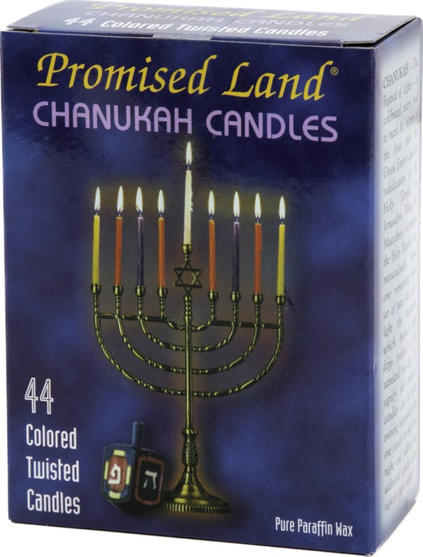 44 Colored Twisted Candles Promised Land candles
