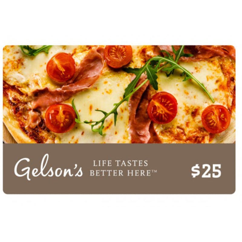 Gelsons 25 Gift Card Featuring Pizza 515x515