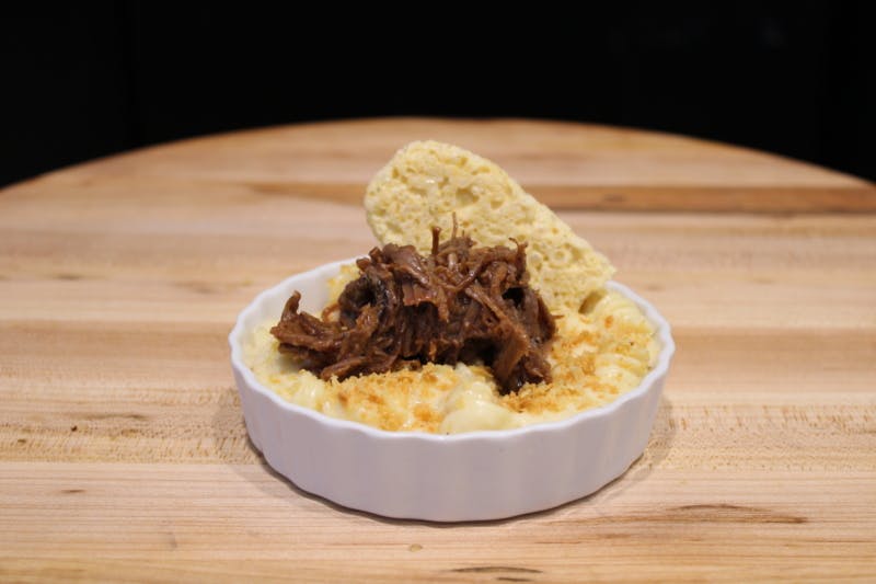 Mac and Cheese w brisket