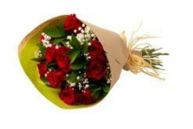 Premium wrapped red roses