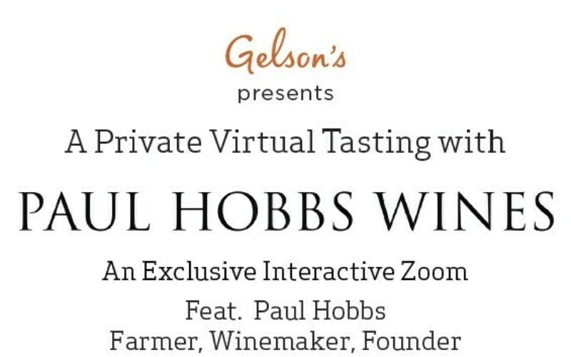 Paul hobbs private tasting