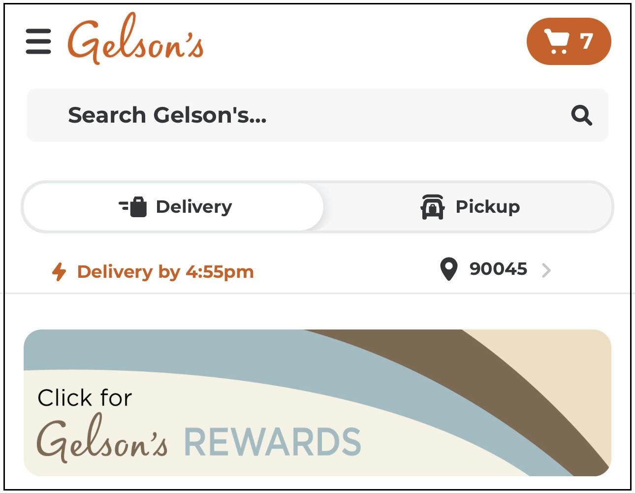 new Gelson's mobile app