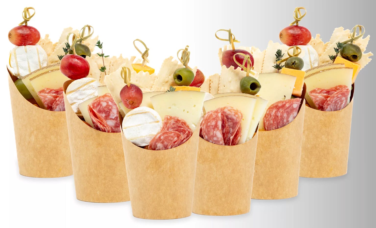6 charcuterie cups