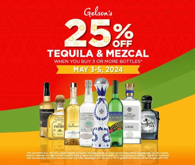 Gelsons tequila sale
