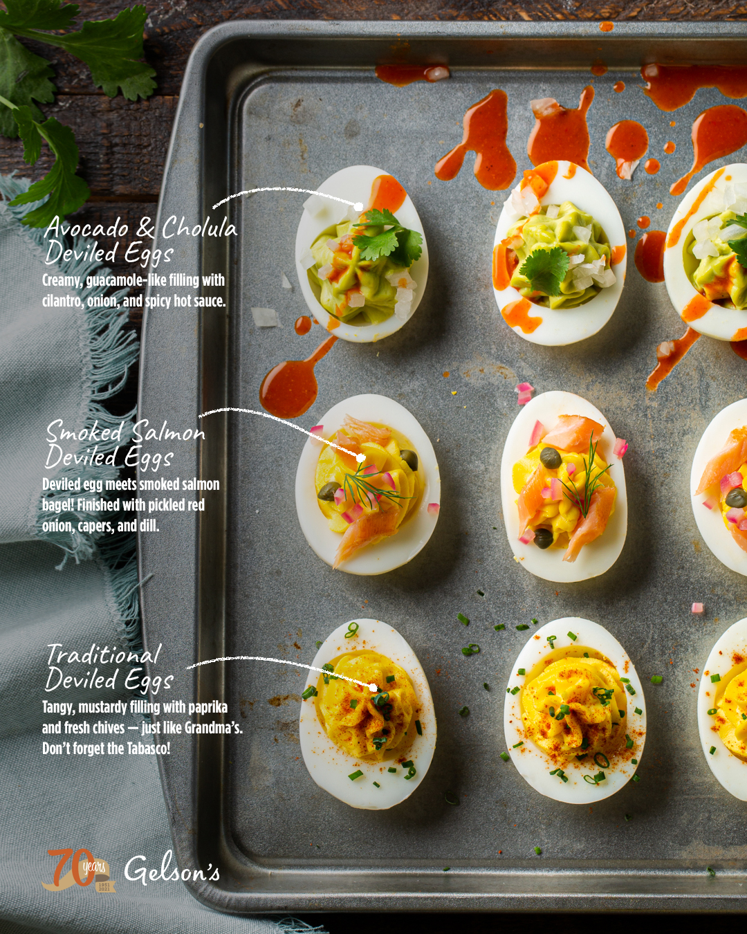 Deviled Eggs Three Ways