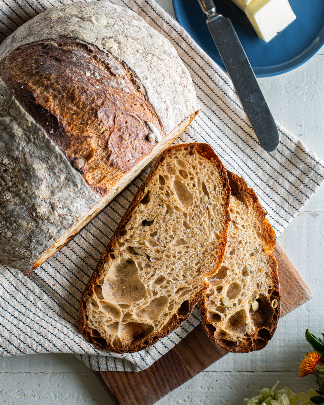 Whole Wheat Honey-Pepita Bread
