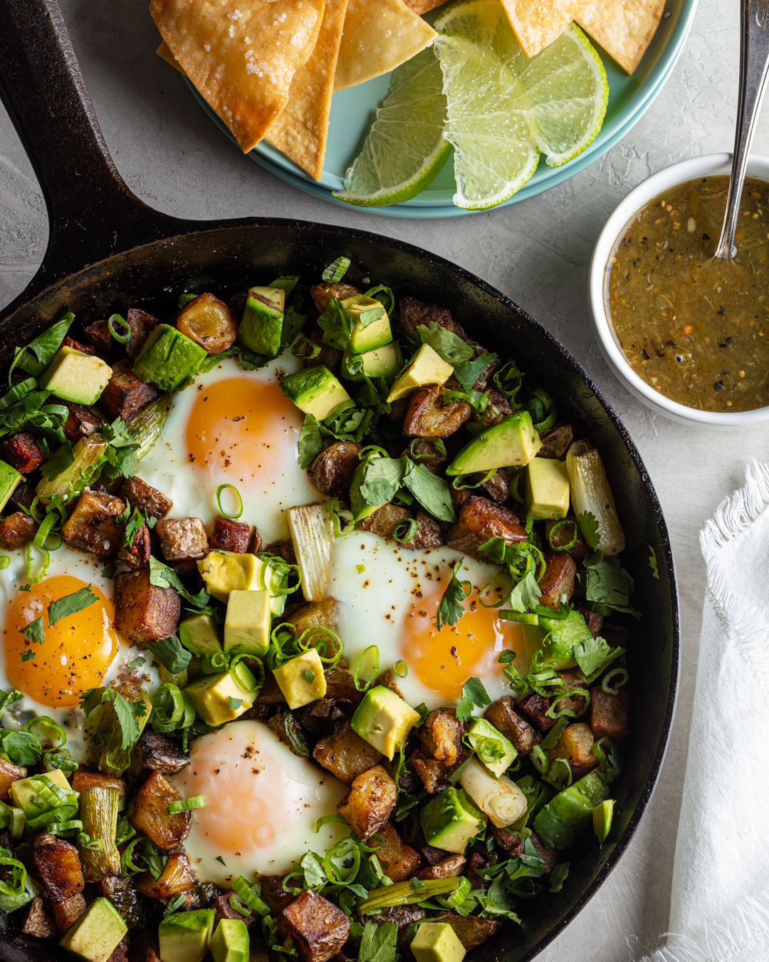 Chorizo & Green Chile Hash