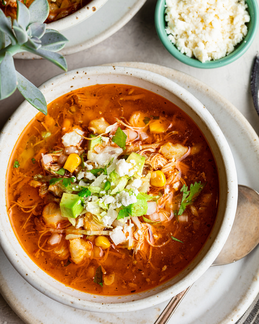 Instant Pot Chicken Pozole